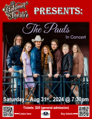 NEW!  CT Voucher-- 2 Tix for The Pauls Aug 31st